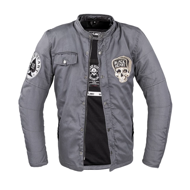 Férfi kabát W-TEC Black Heart Garage Built Jacket - sötét szürke, L