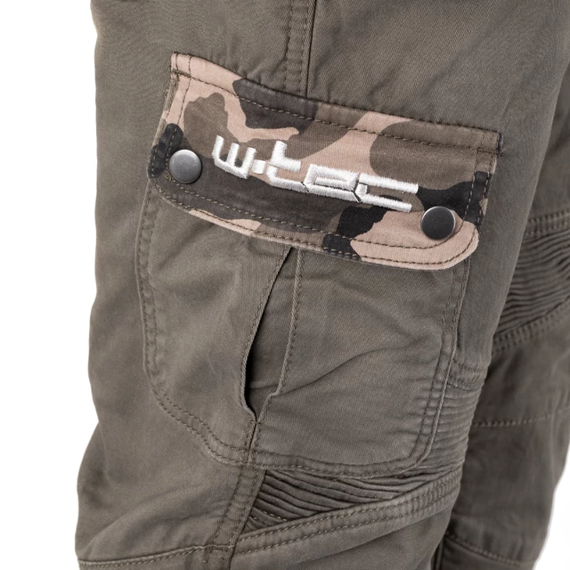 Men’s Motorcycle Pants W-TEC Shoota - Olive Green