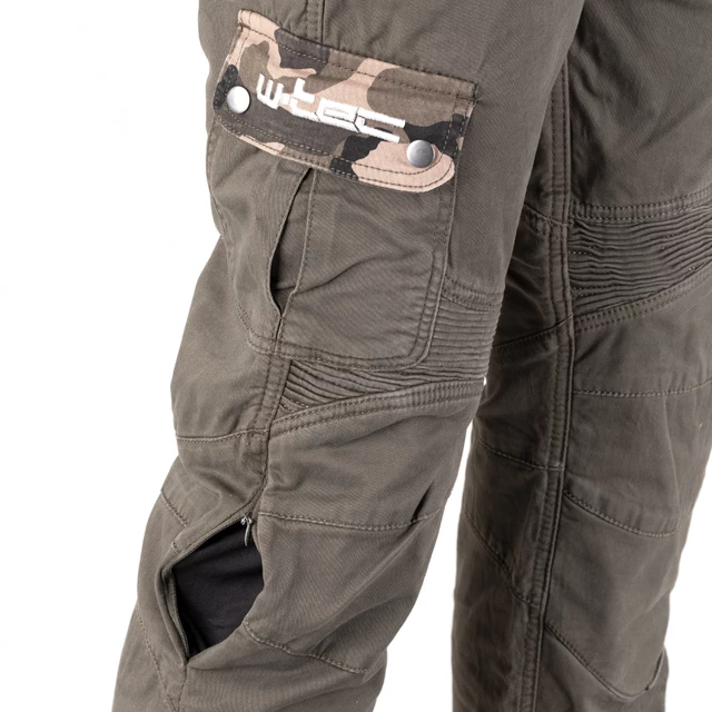 Men’s Motorcycle Pants W-TEC Shoota - Olive Green