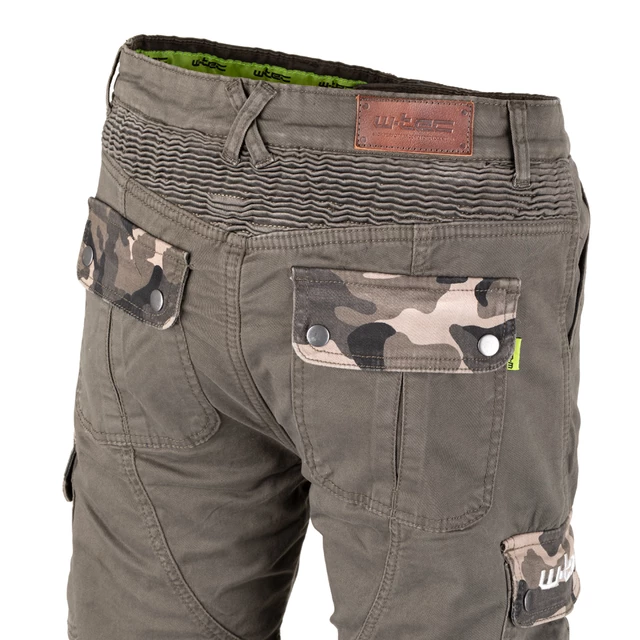 Men’s Motorcycle Pants W-TEC Shoota - Olive Green