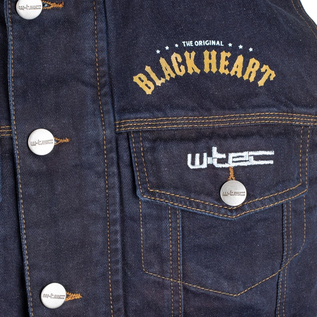 Moto vesta W-TEC Black Heart Rideman - modrá, 5XL