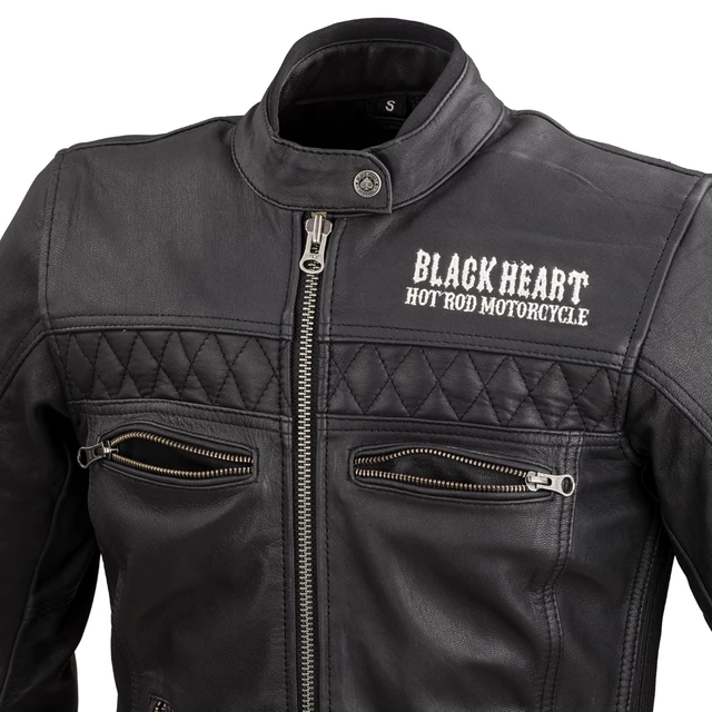 Dámská kožená moto bunda W-TEC Black Heart Raptura