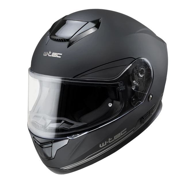 Motorcycle Helmet W-TEC Yorkroad Stealth - Black Stealth Matt