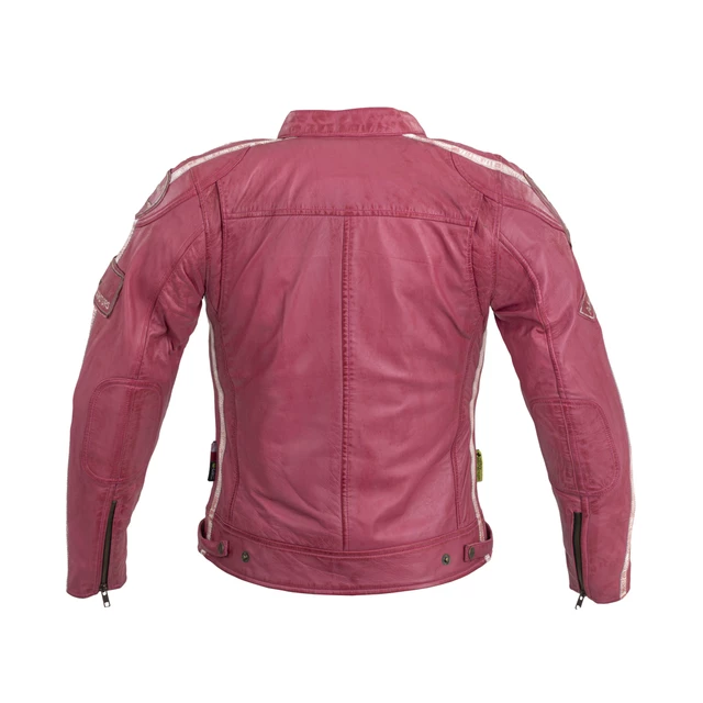 Women’s Leather Motorcycle Jacket W-TEC Sheawen Lady Pink - L