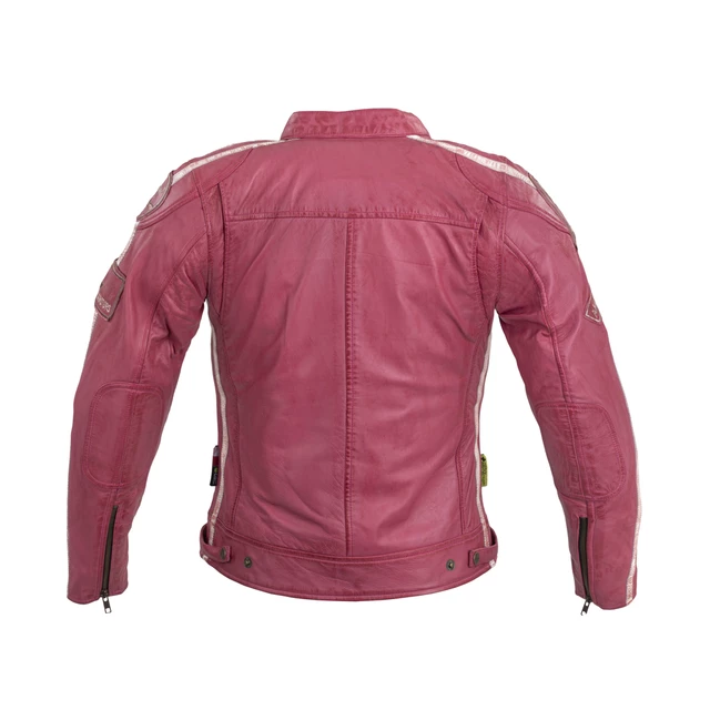 Dámská kožená moto bunda W-TEC Sheawen Lady Pink