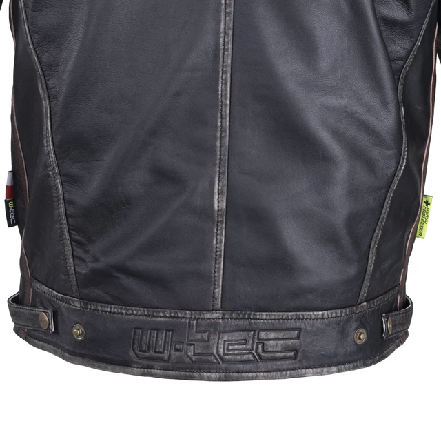 W-TEC Sheawen Vintage Herren Leder Motorradjacke - 6XL