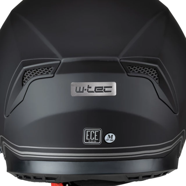 Motorcycle Helmet W-TEC Yorkroad Stealth - Black Stealth Matt