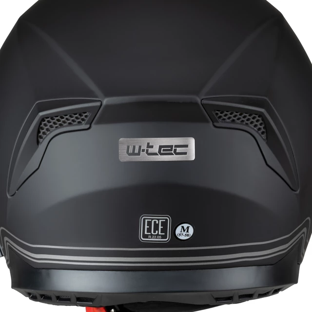 Motoros bukósisak W-TEC Yorkroad Stealth YM-831 - Black Stealth Matt, M(57-58)