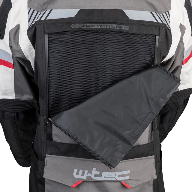 Touring moto jakna W-TEC Excellenta - XL z napako - Thunderstorm Gray