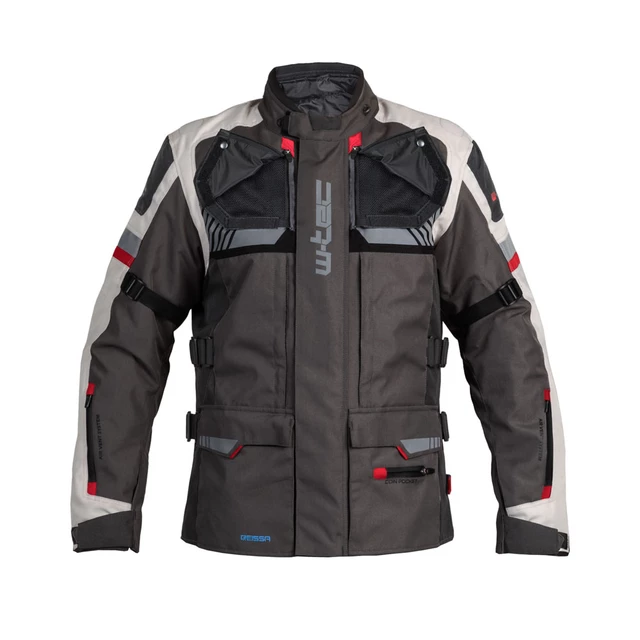 Touring moto jakna W-TEC Excellenta - Thunderstorm Gray