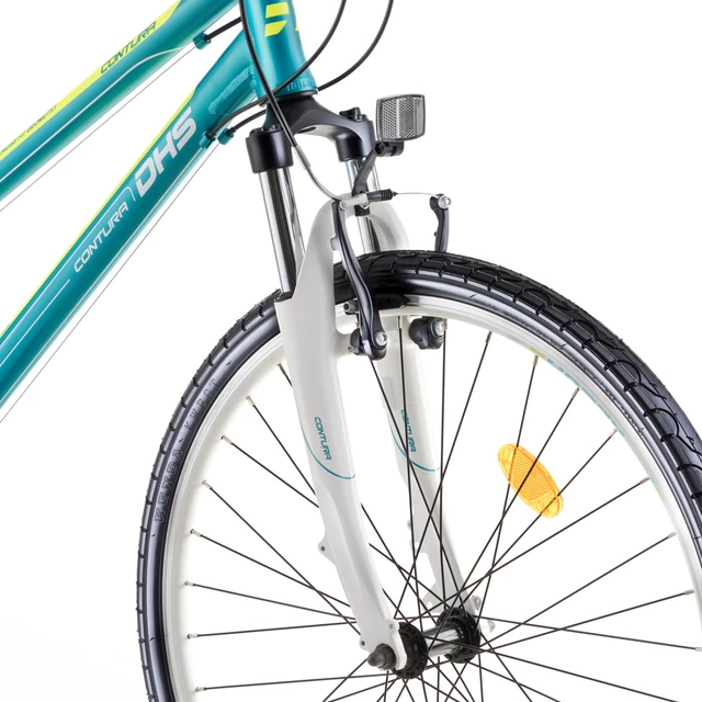 Dámsky crossový bicykel DHS Contura 2666 26" - model 2016 - Smarald-Green