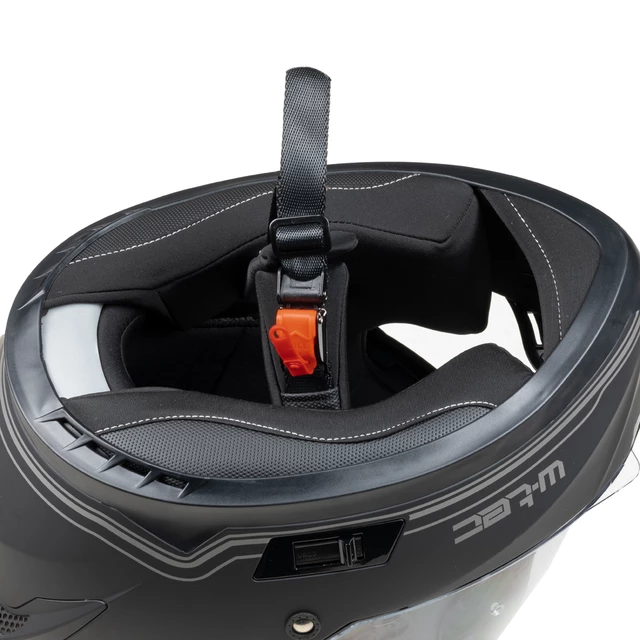 Motoros bukósisak W-TEC Yorkroad Stealth YM-831 - Black Stealth Matt, L(59-60)