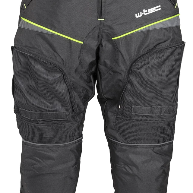 Motorcycle Pants W-TEC Propant - Black-Fluo Yellow