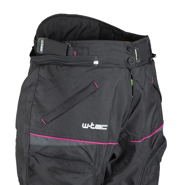 Women’s Motorcycle Pants W-TEC Propant Lady - Black-Pink