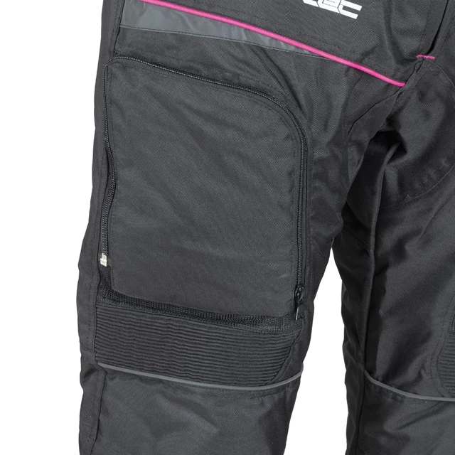 Damen Motorradhose W-Tec Propant - schwarz-rosa