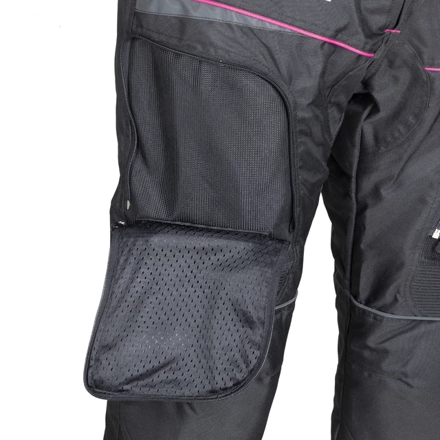 Damen Motorradhose W-Tec Propant - schwarz-rosa