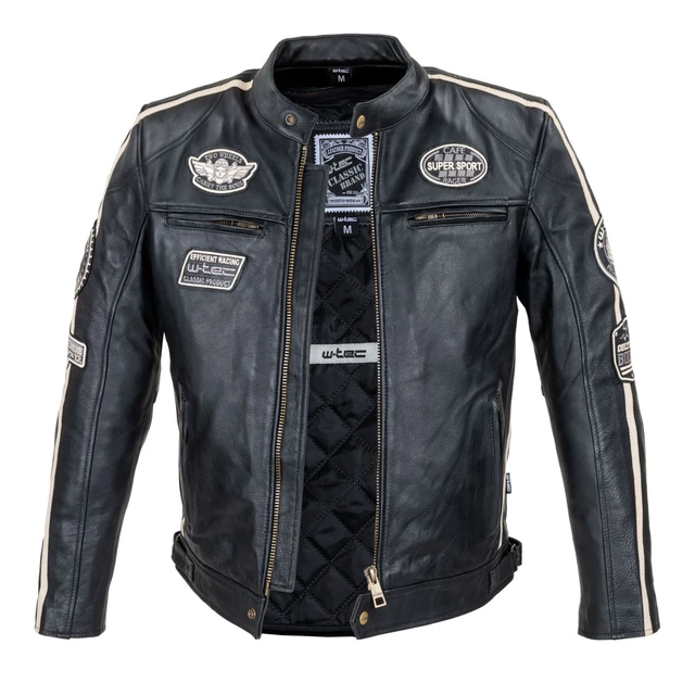 W-TEC Makso Herren Lederjacke