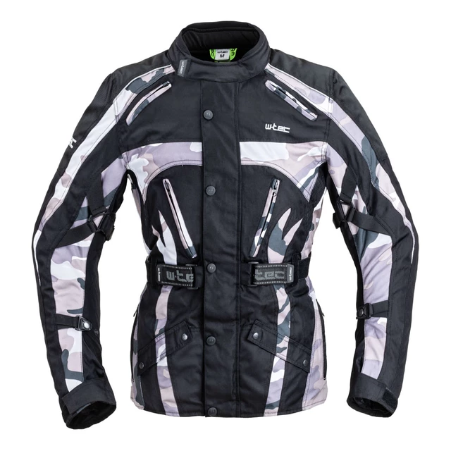 Men’s Motorcycle Jacket W-TEC Troopa - Black Camo - Black Camo