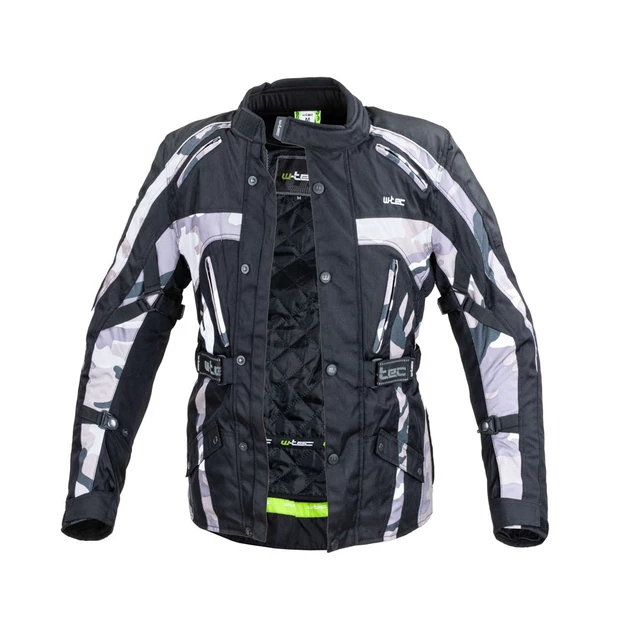 Men’s Motorcycle Jacket W-TEC Troopa - Black Camo