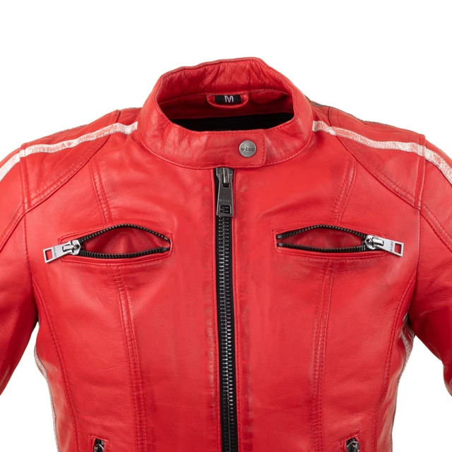 W-TEC Umana Damen Lederjacke - rot