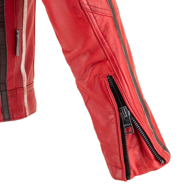 Women’s Leather Jacket W-TEC Umana - Red