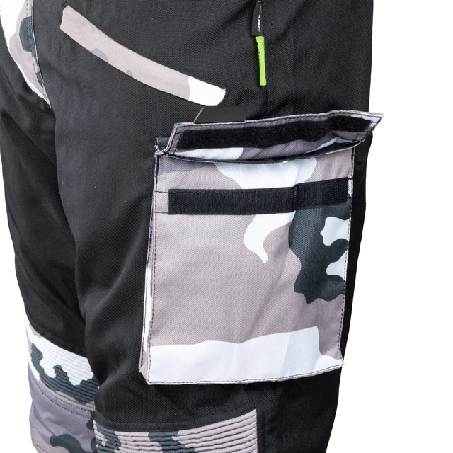 Pánské moto kalhoty W-TEC Kaamuf - Black Camo, XXL