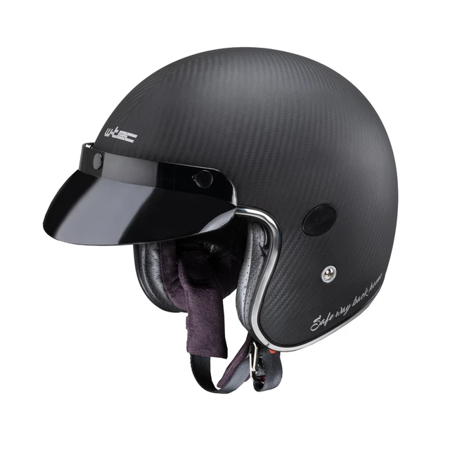 W-TEC Vacabro SWBH Motorradhelm - Matt Carbon Pure - Matt Carbon Pure