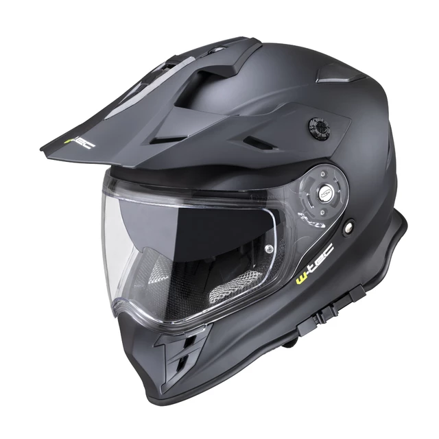 Motorcycle Helmet W-TEC V331 PR - Matt Black - Matt Black