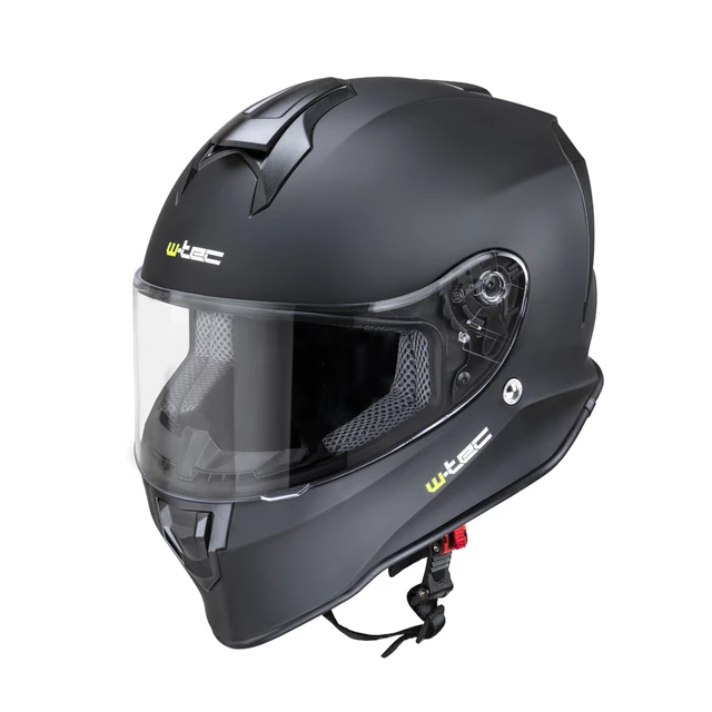 Motorradhelm W-TEC Integra Solid - Matt Schwarz