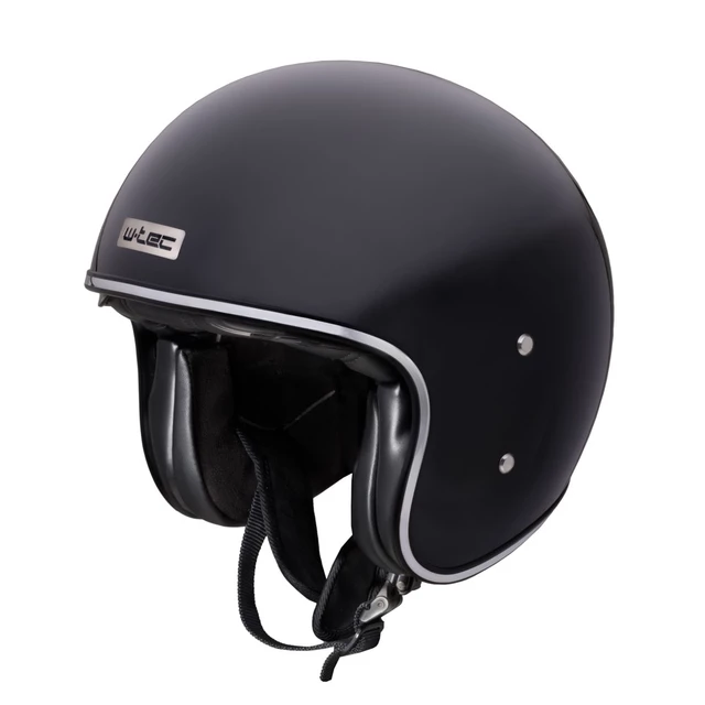 Kask motocyklowy otwarty W-TEC Angeric Gloss Black - Gloss Black