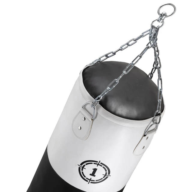 Punching Bag inSPORTline Robkin 180 x 35 cm - Black-White