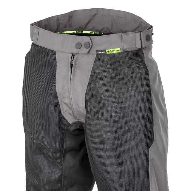 Dámske letné moto nohavice W-TEC Artemisa - Black Grey