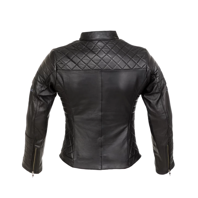 Women’s Leather Motorcycle Jacket W-TEC Corallia - Black