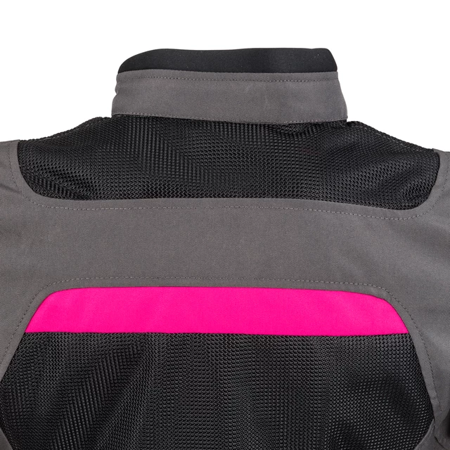 Women’s Summer Motorcycle Jacket W-TEC Monaca - Black Mesh-Pink