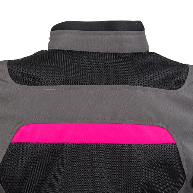 Damska letnia kurtka motocyklowa W-TEC Monaca - Black Mesh-Pink