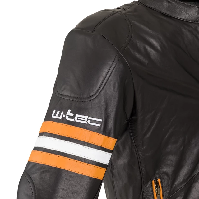 Leather Motorcycle Jacket W-TEC Brenerro