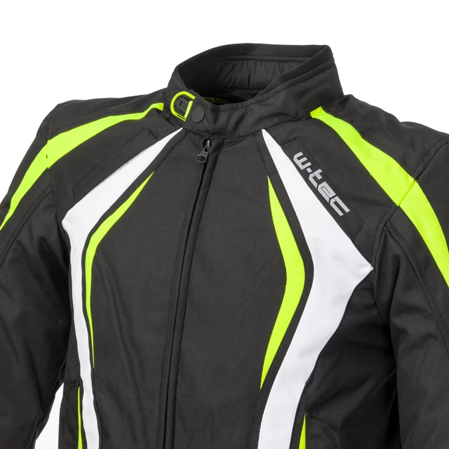 Men’s Motorcycle Jacket W-TEC Chagalero - Black-Yellow-White