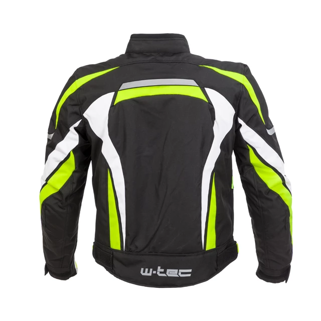 Men’s Motorcycle Jacket W-TEC Chagalero - Black-Yellow-White, XL