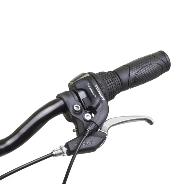 Juniorský celoodpružený bicykel DHS 2445 24" - model 2019 - Black