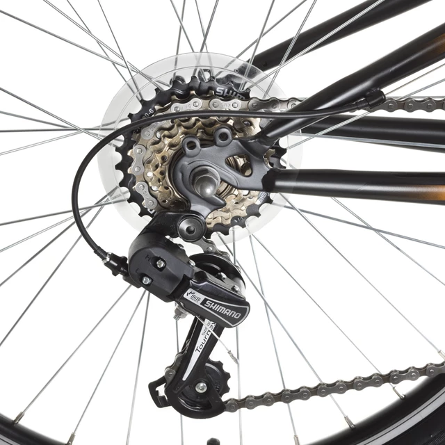 Juniorský celoodpružený bicykel DHS 2445 24" - model 2019 - Black