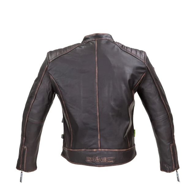 Leather Motorcycle Jacket W-TEC Embracer - Vintage Dark Brown, S