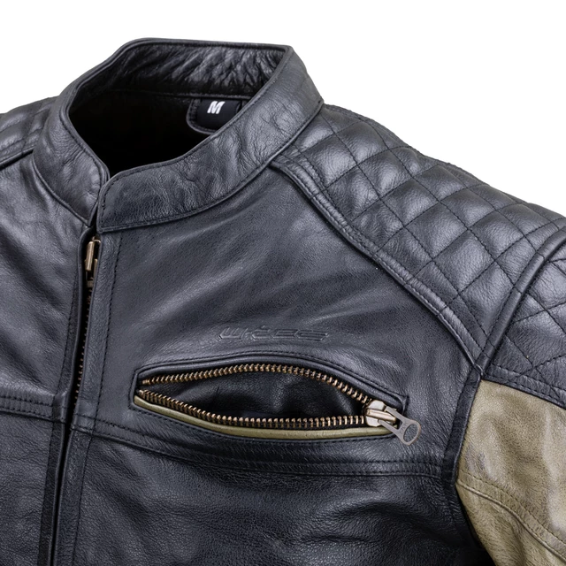 W-TEC Kostec Herren Leder Motorradjacke