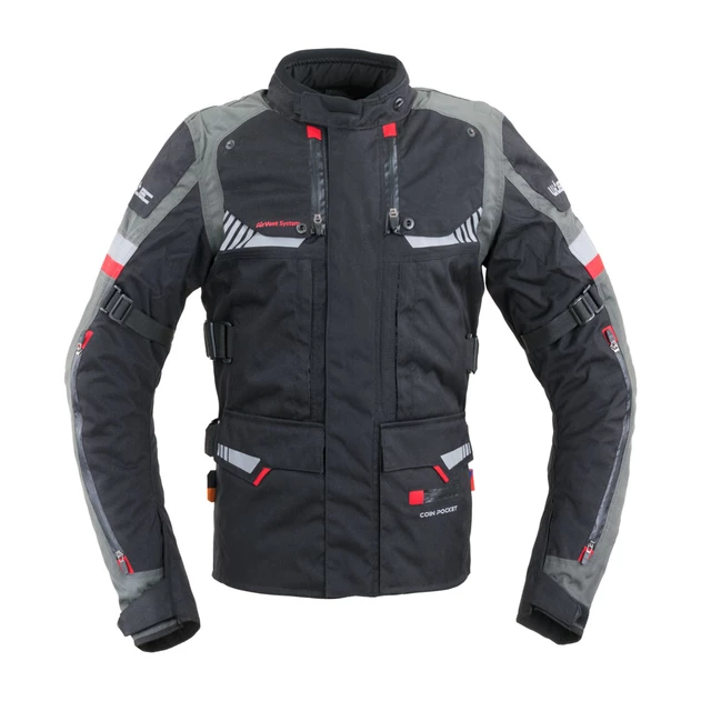 Motorradjacke W-TEC Excellenta Evo - Thunderstorm Gray