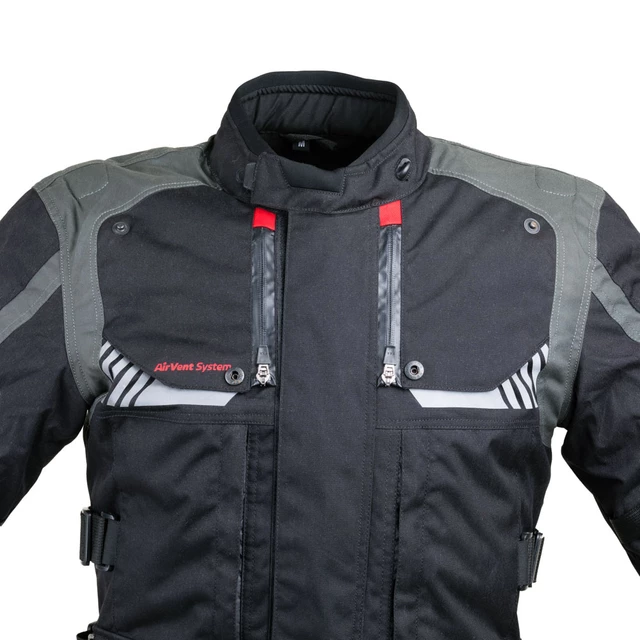 Motorradjacke W-TEC Excellenta Evo - Thunderstorm Gray