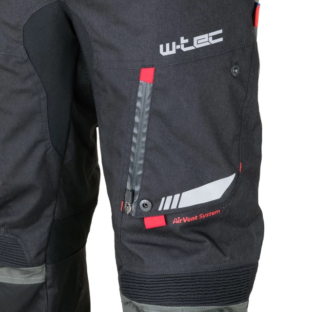 Motorcycle Pants W-TEC Excellent - Thunderstorm Gray