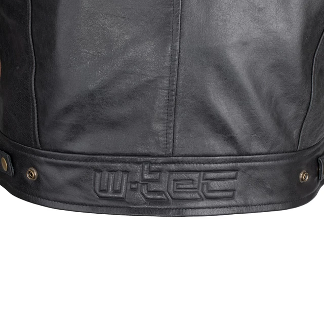 Pánská kožená moto bunda W-TEC Black Cracker - 2.jakost