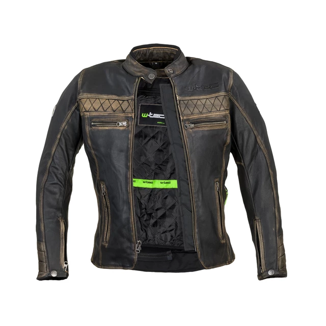 Women’s Leather Motorcycle Jacket W-TEC Kusniqua