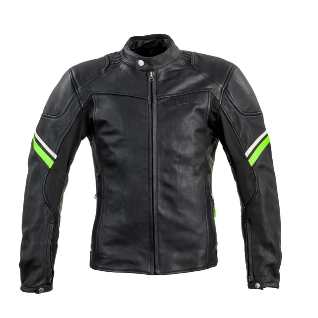 Leather Motorcycle Jacket W-TEC Montegi - XXL - Matte Black