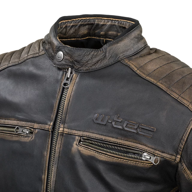 W-TEC Mungelli Leder Motorradjacke - 5XL