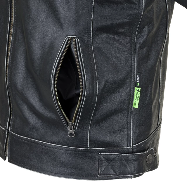 Kožená moto bunda W-TEC Losial - 6XL